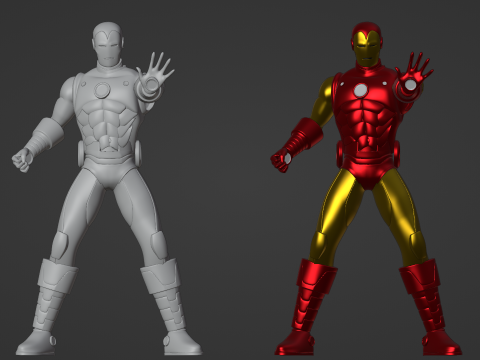 Ironman Classic - Marvel Comic 3Dモデル