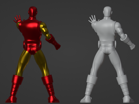 Ironman Classic - Marvel Comic 3Dモデル