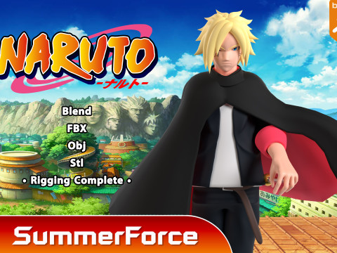 Boruto Uzumaki - Naruto Shippuden 3D Model