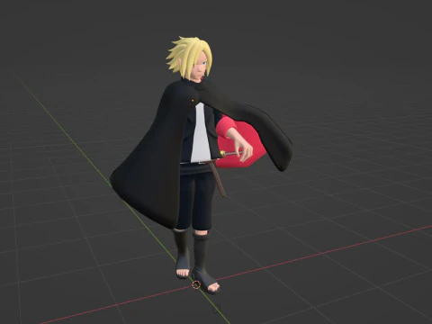 Boruto Uzumaki - Naruto Shippuden 3D Model