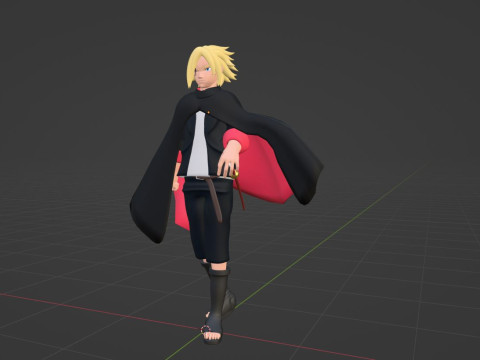 Boruto Uzumaki - Naruto Shippuden 3D मॉडल