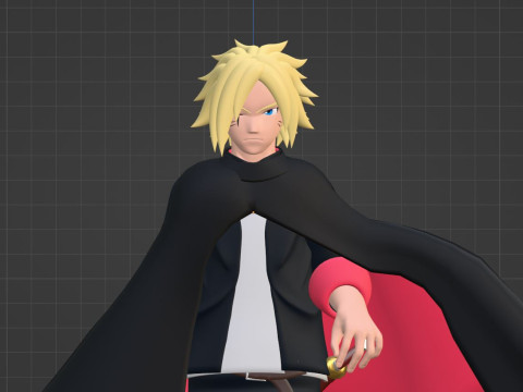 Boruto Uzumaki - Naruto Shippuden 3D मॉडल