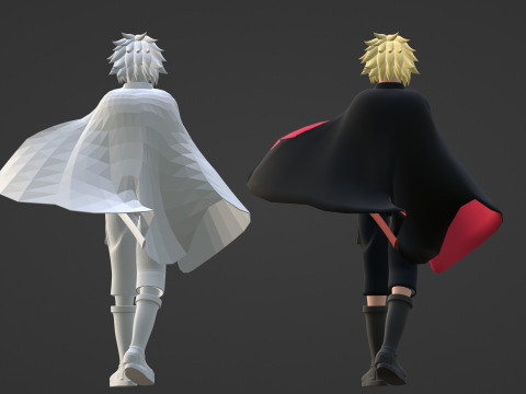 Boruto Uzumaki - Naruto Shippuden 3D मॉडल