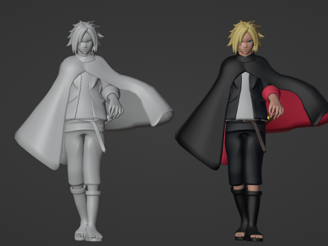 Boruto Uzumaki - Naruto Shippuden 3D मॉडल
