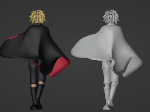 Boruto Uzumaki - Naruto Shippuden 3D मॉडल