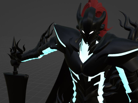 Igris Shadow - Solo leveling 3D Модель