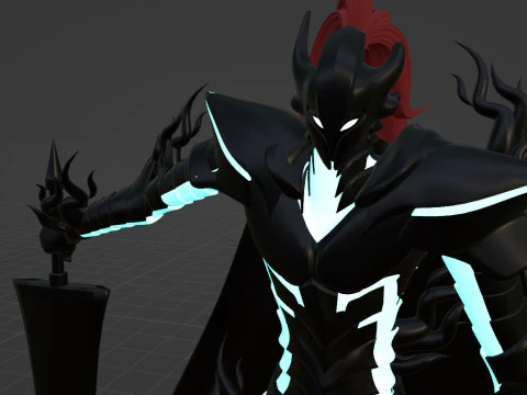 Igris Shadow - Solo leveling 3D Model
