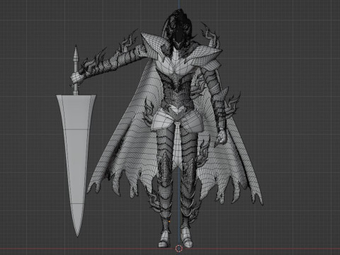 Igris Shadow - Solo leveling 3D Модель