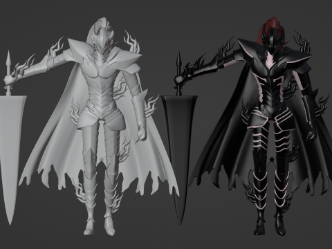 Igris Shadow - Solo leveling 3D Модель