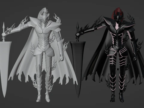 Igris Shadow - Solo leveling 3D Model