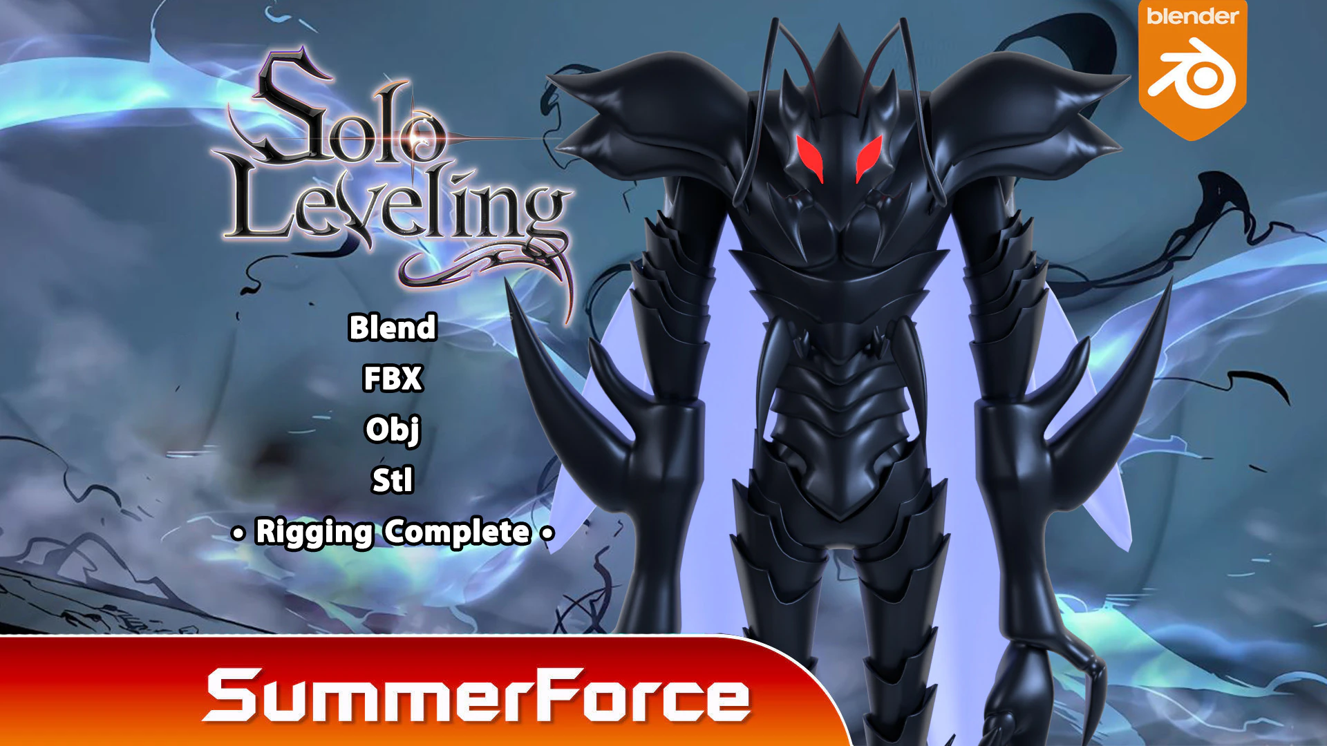 Ant King - Solo leveling 3D Model .c4d .max .obj .3ds .fbx .stl .blend 