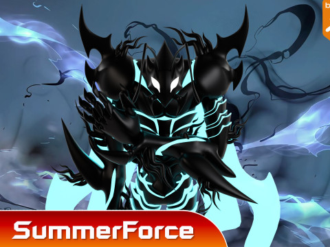 Beru Shadow - Solo leveling 3D मॉडल