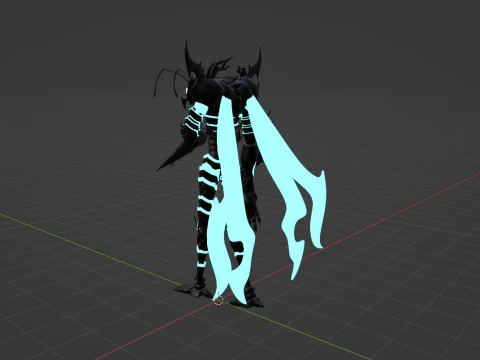 Beru Shadow - 单人练级 3D 模型