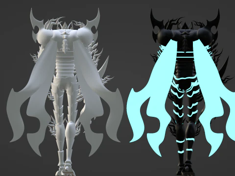 Beru Shadow - 单人练级 3D 模型