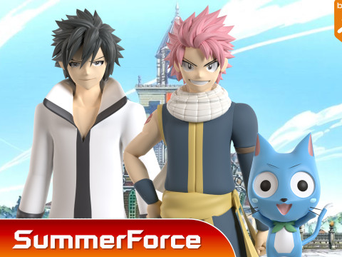 Gray Fullbuster - Fairy Tail 3D मॉडल