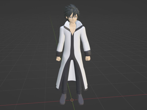 Gray Fullbuster - Fairy Tail 3D मॉडल