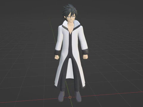 Gray Fullbuster - Fairy Tail 3D Model