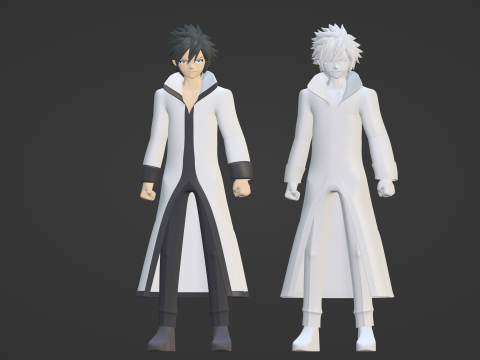 Gray Fullbuster - Fairy Tail 3D मॉडल