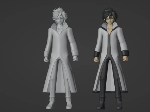 Gray Fullbuster - Fairy Tail 3D Model