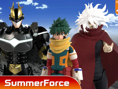 Armored All Might - My Hero Academia 3D Model