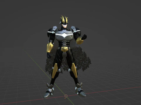 Armored All Might - My Hero Academia 3D Model