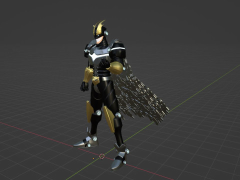 Armored All Might - My Hero Academia 3D-Modell