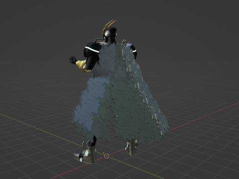 Armored All Might - My Hero Academia 3D-Modell