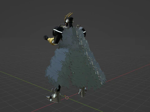 Armored All Might - My Hero Academia 3D Model