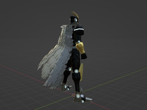 Armored All Might - My Hero Academia 3D-Modell