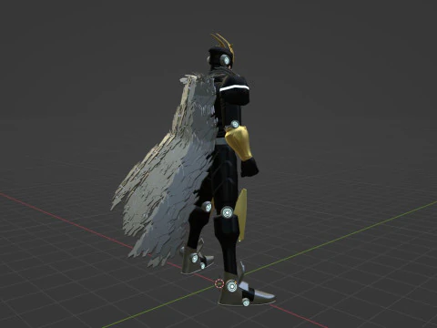 Armored All Might - My Hero Academia 3D Model