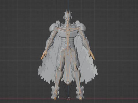 Armored All Might - My Hero Academia 3D-Modell