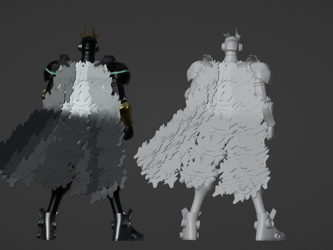 Armored All Might - My Hero Academia 3D-Modell