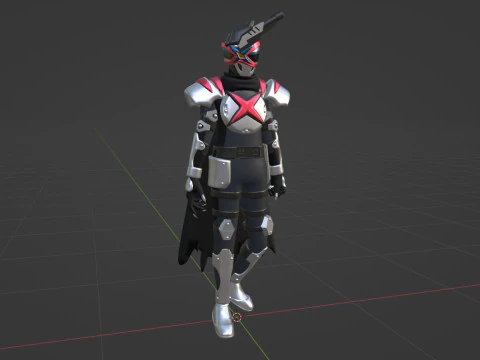 Ring Hunter Garyudo - No1 Sentai Gozyuger 3D Model