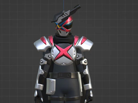 Ring Hunter Garyudo - No1 Sentai Gozyuger 3D Model