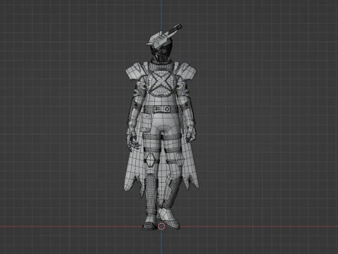 Ring Hunter Garyudo - No1 Sentai Gozyuger 3D Model