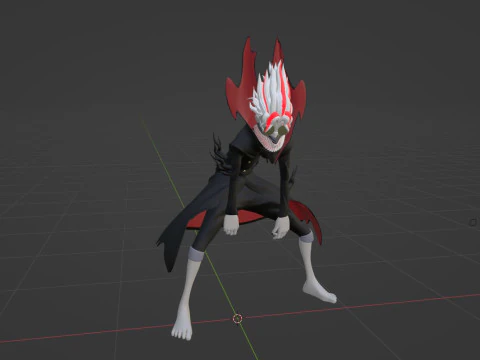 Okarun-Transformation &ndash; Dandadan 3D Modell