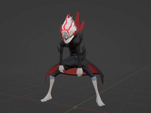 Okarun Transformation - Dandadan Modèle 3D