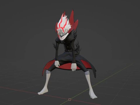 Okarun-Transformation &ndash; Dandadan 3D Modell
