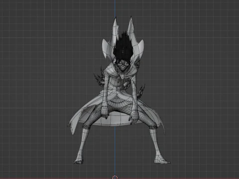 Okarun-Transformation &ndash; Dandadan 3D Modell