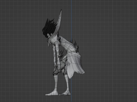Okarun Transformation - Dandadan Modèle 3D