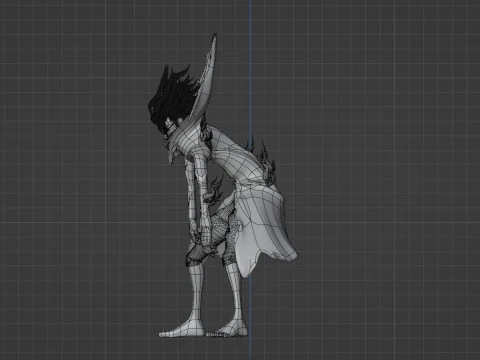 Okarun-Transformation &ndash; Dandadan 3D Modell