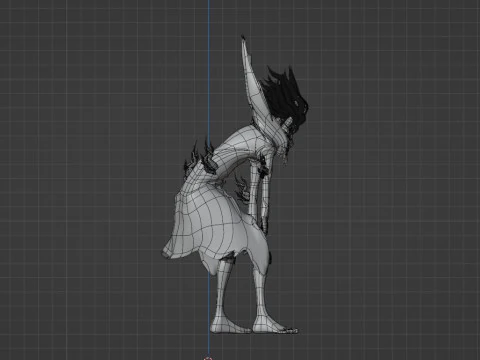 Okarun-Transformation &ndash; Dandadan 3D Modell