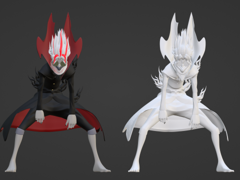 Okarun Transformation - Dandadan Modèle 3D