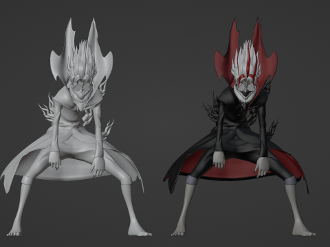 Okarun Transformation - Dandadan Modèle 3D