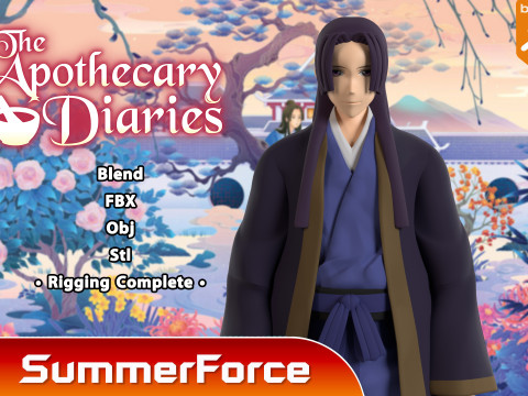 Jinshi - The Apothecary Diaries 3Dモデル