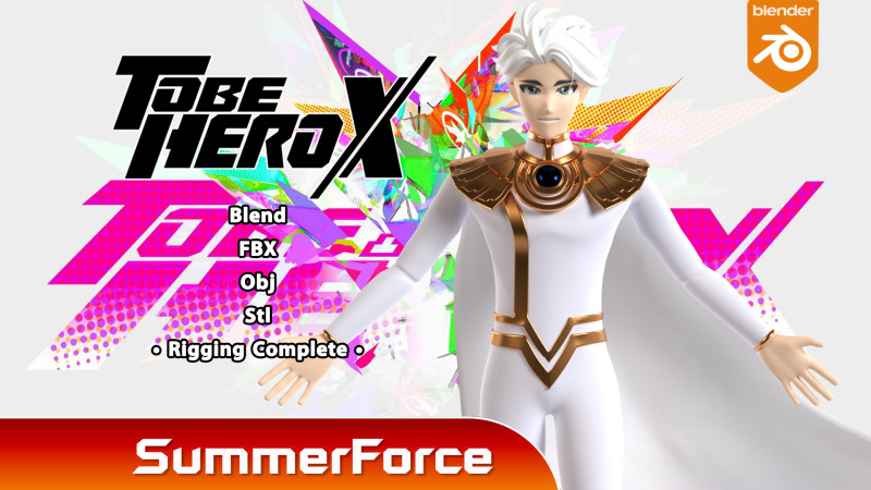 Nice - To Be Hero X 3Dモデル .c4d .max .obj .3ds .fbx .stl .blend