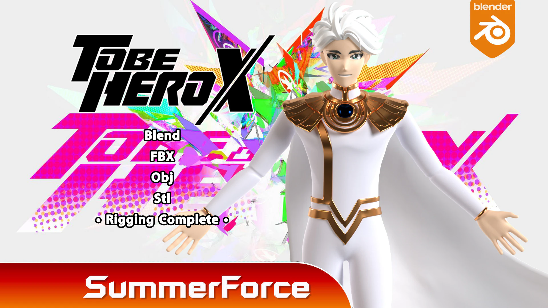 Nice - To Be Hero X 3D Model .c4d .max .obj .3ds .fbx .stl .blend 