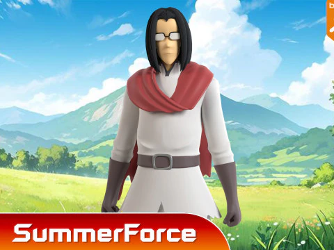 Yousuke Shibazaki - Uncle from another world 3D Model in Cartoon