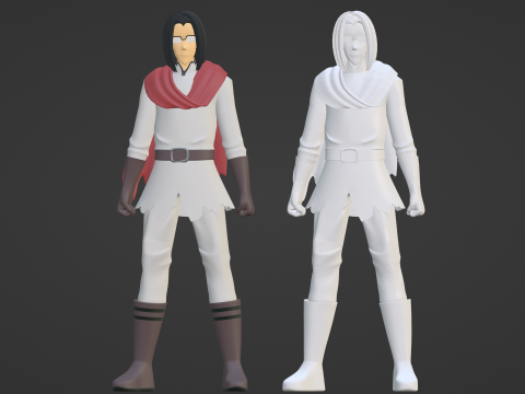 Yousuke Shibazaki - Uncle from another world 3D मॉडल