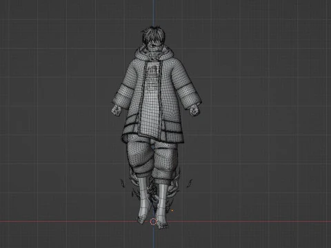Shinra Kusakabe - Fire Force 3D Model